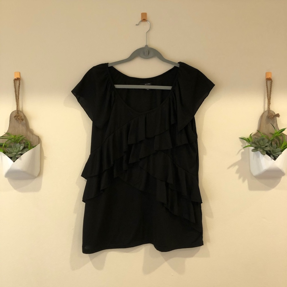 Majora Ruffle Tshirt NWT!
